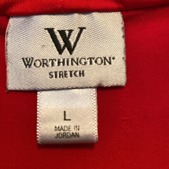 Worthington Women’s Sleeveless Plunge Neck Cowel look Blouse - Picture 3 of 6